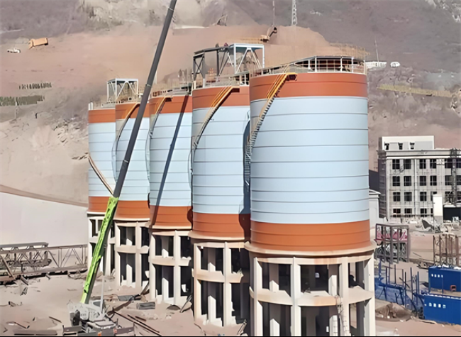 雁峰高架钢板仓